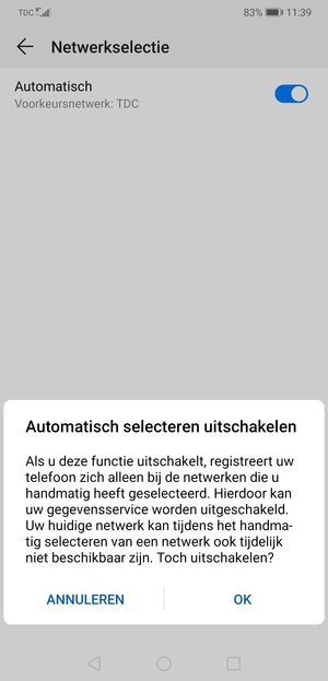 Selecteer OK