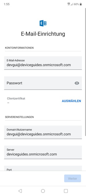Geben Sie Ihre Passwort ein