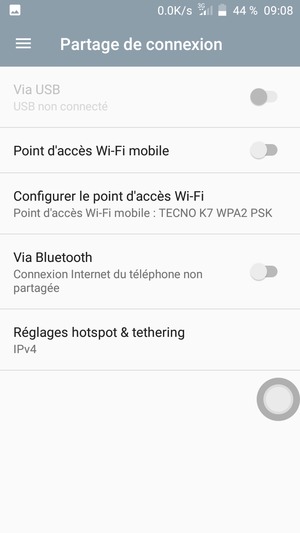 Sélectionnez Configurer le point d'accès Wi-Fi