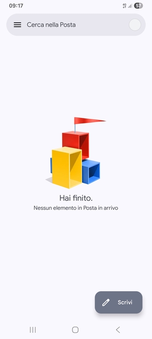 Il tuo account è pronto per l'uso
