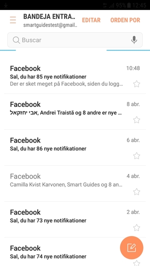 Su Gmail está listo para usar
