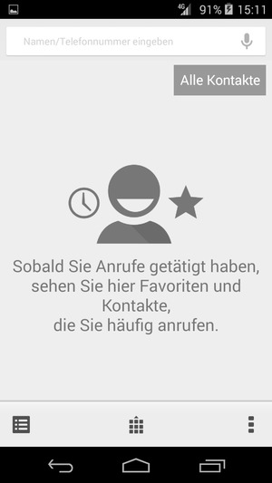 Wählen Sie Tastenfeld