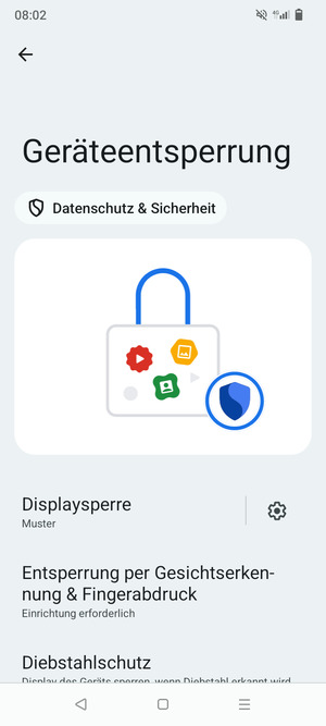 Ihr Handy ist jetzt mit einer Bildschirmsperre gesichert