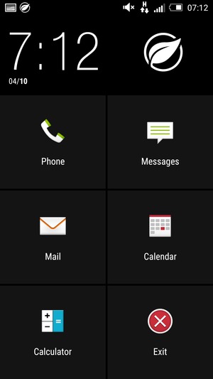 To turn off Extreme power saving mode, select Exit
