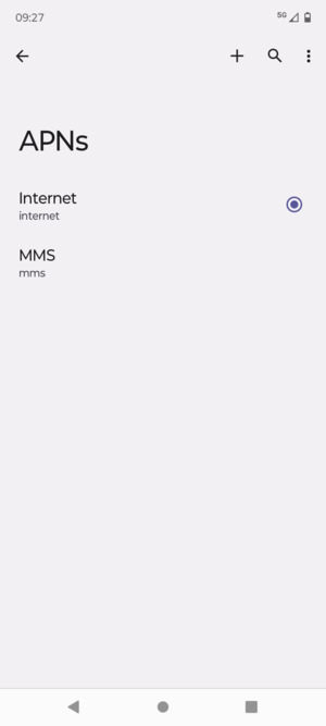 Your phone has now been set up to MMS