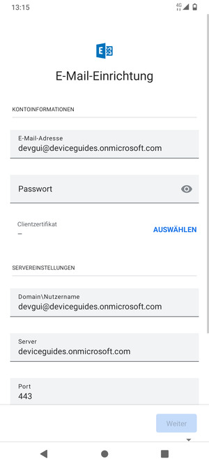 Geben Sie Ihre Passwort ein