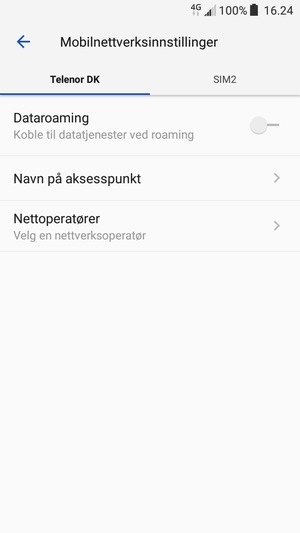 Velg Public og Navn på aksesspunkt