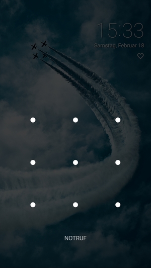 Ihr Handy ist jetzt mit einer Bildschirmsperre gesichert