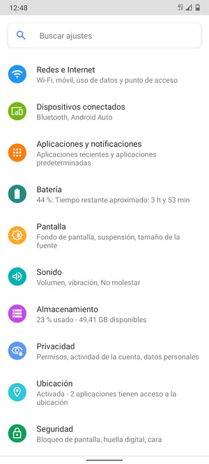 Seleccione Redes e Internet
