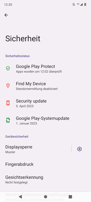 Ihr Handy ist jetzt mit einer Bildschirmsperre gesichert