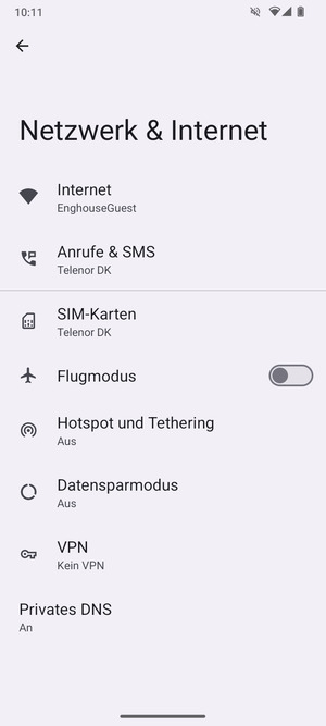 Wählen Sie SIM-Karten