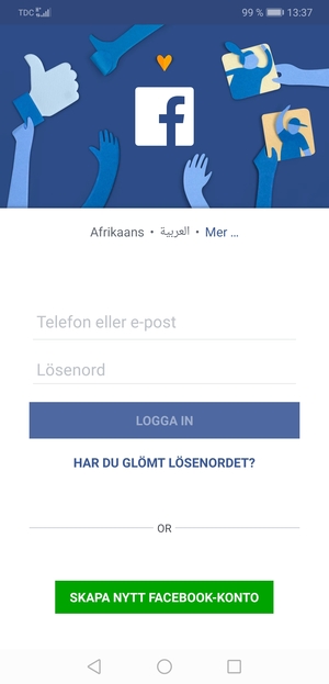 Din app är redo att användas