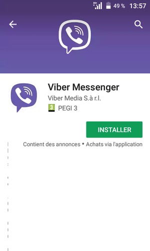 Sélectionnez INSTALLER