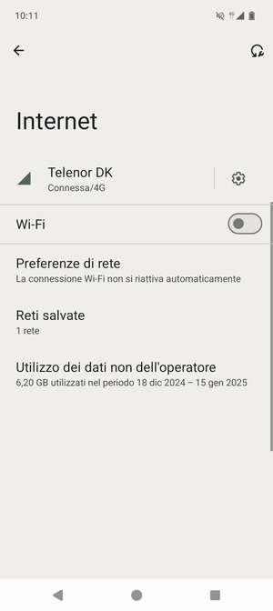 Attiva Wi-Fi