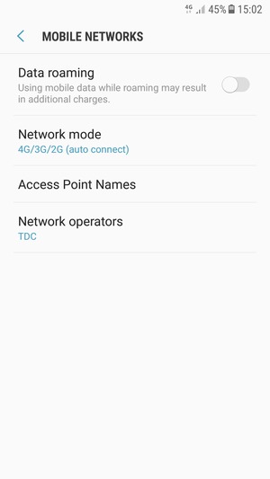 Select Access Point Names