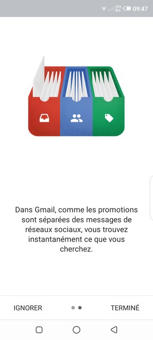 Sélectionnez TERMINÉ