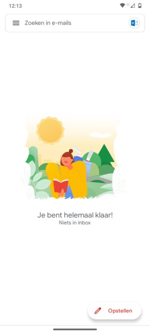 Uw Gmail is klaar voor gebruik
