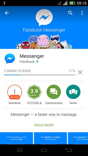 Wait for the installation process to finish