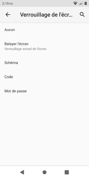 Sélectionnez Schéma