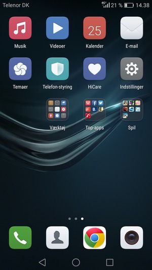 Vælg Indstillinger