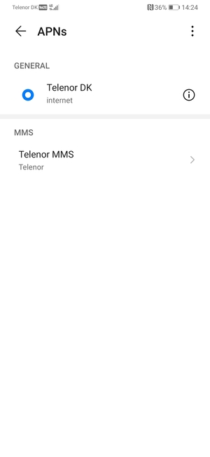 Select the Menu button