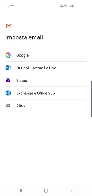 Seleziona Google
