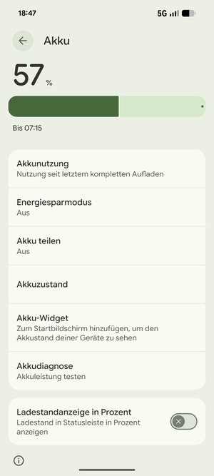 Wählen Sie Energiesparmodus