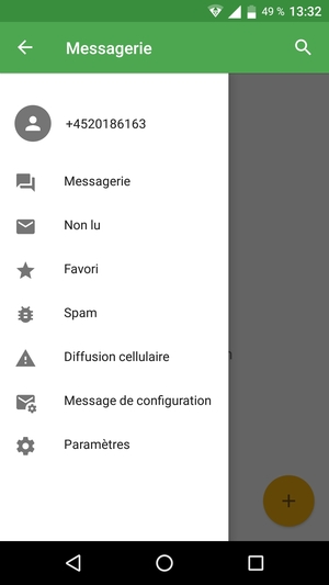 Sélectionnez Paramètres
