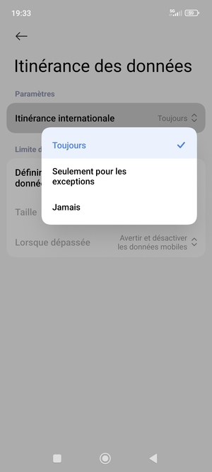 Sélectionnez votre option préférée