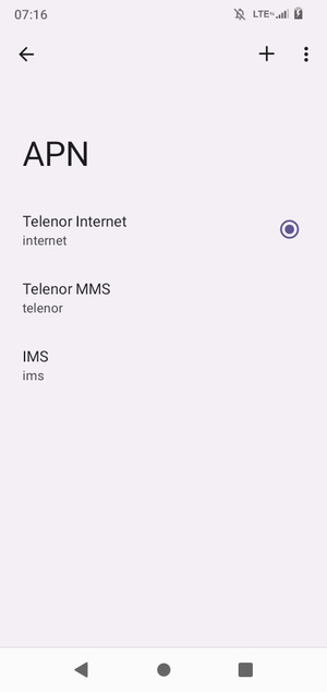 Sélectionnez le bouton du Menu