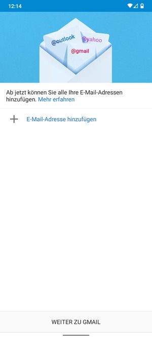Wählen Sie E-Mail-Adresse hinzufügen