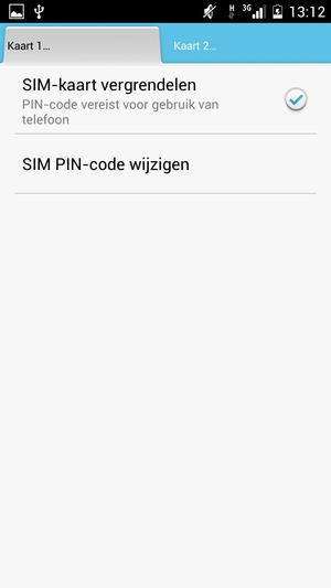 Selecteer SIM PIN-code wijzigen