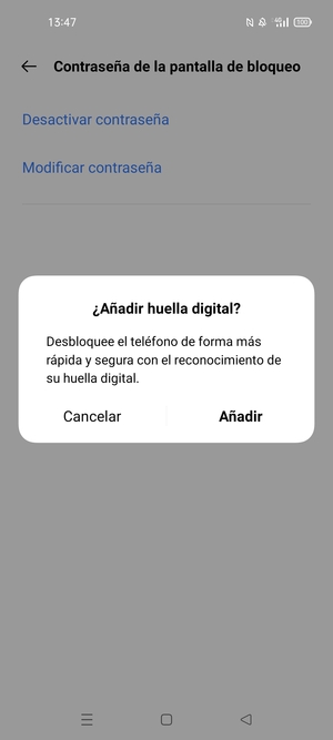 Seleccione la opción deseada