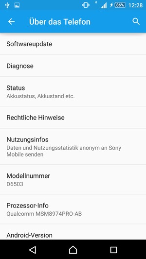 Wählen Sie Softwareupdate