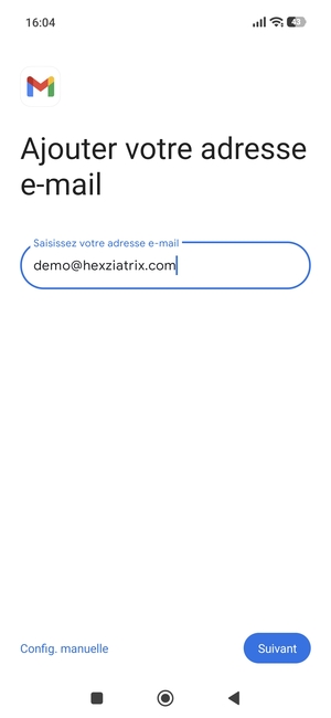 Saisissez votre adresse e-mail et sélectionnez Suivant