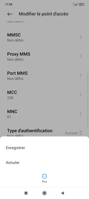 Sélectionnez Enregistrer