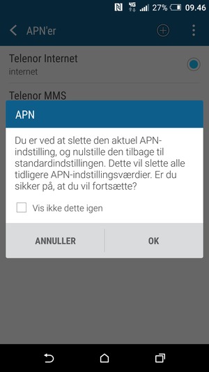 Vælg OK