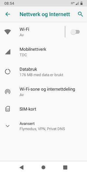 Velg Mobilnettverk