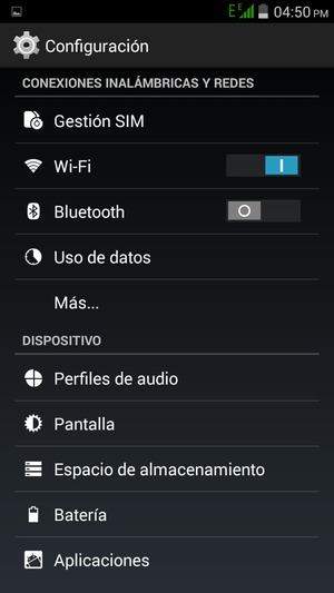 Seleccione Más...