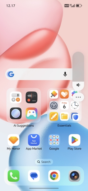 Select the Menu button