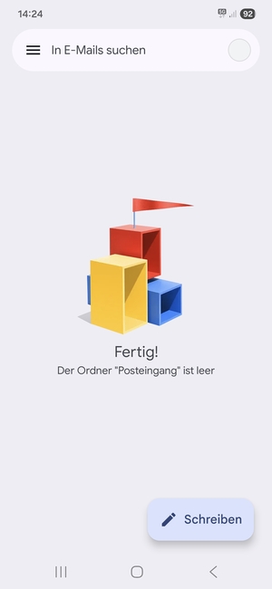 Ihr Gmail Konto ist einsatzbereit
