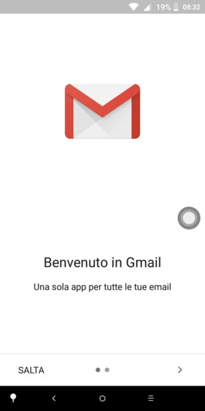 Seleziona AVANTI
