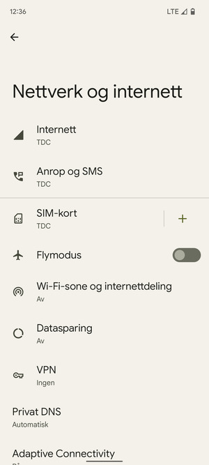 Velg SIM-kort