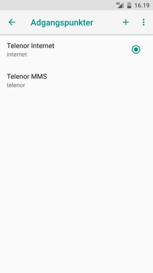 Vælg Menu-knappen