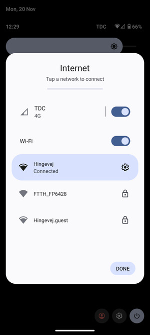 Turn off Wi-Fi