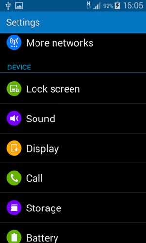 To activate your screen lock, go to the Settings menu and select Lock screen