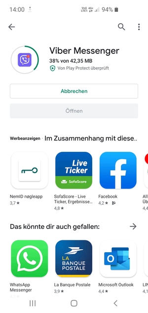 Warten Sie, bis der Installationsprozess  beendet ist