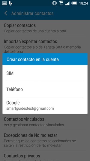 Seleccione Google