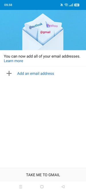 Select Add an email address