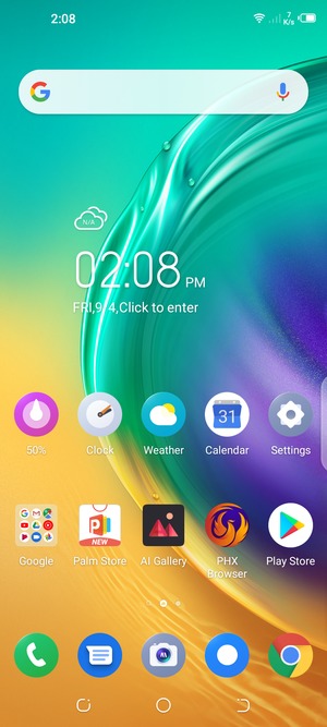 Select the Recent apps button